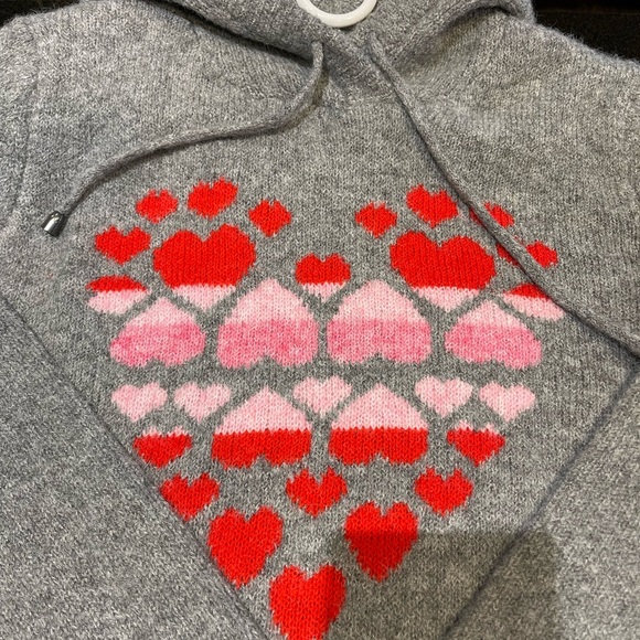 NWT Cupcake and Cashmere Hooded Heart Sweater - Picture 6 of 10